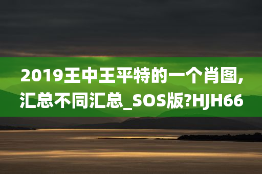 2019王中王平特的一个肖图,汇总不同汇总_SOS版?HJH66