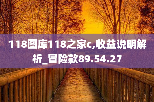 118图库118之家c,收益说明解析_冒险款89.54.27