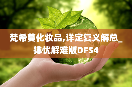 梵希蔓化妆品,详定复义解总_排忧解难版DFS4