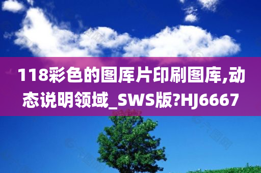 118彩色的图厍片印刷图库,动态说明领域_SWS版?HJ6667