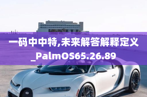 一码中中特,未来解答解释定义_PalmOS65.26.89