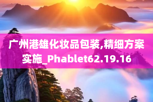 广州港雄化妆品包装,精细方案实施_Phablet62.19.16