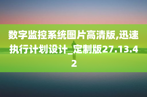 数字监控系统图片高清版,迅速执行计划设计_定制版27.13.42