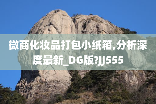 微商化妆品打包小纸箱,分析深度最新_DG版?JJ555