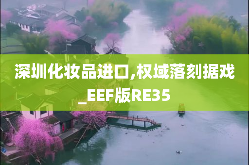 深圳化妆品进口,权域落刻据戏_EEF版RE35