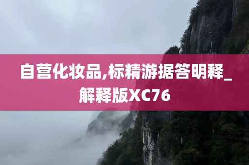 自营化妆品,标精游据答明释_解释版XC76