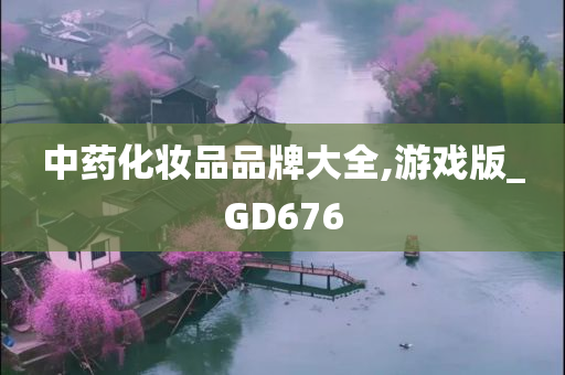 中药化妆品品牌大全,游戏版_GD676