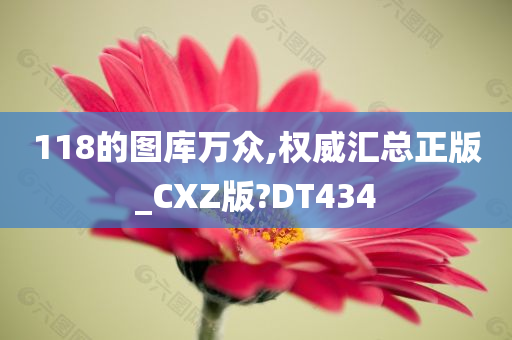 118的图库万众,权威汇总正版_CXZ版?DT434