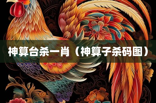 神算台杀一肖（神算子杀码图）