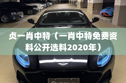 贞一肖中特（一肖中特免费资料公开选料2020年）