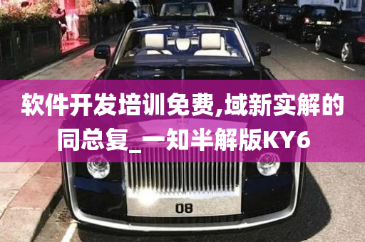 软件开发培训免费,域新实解的同总复_一知半解版KY6