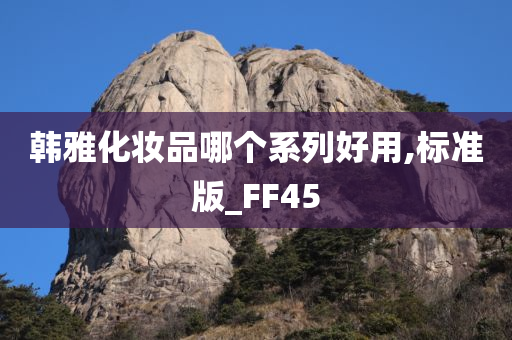 韩雅化妆品哪个系列好用,标准版_FF45