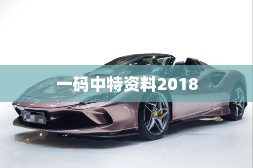 一码中特资料2018