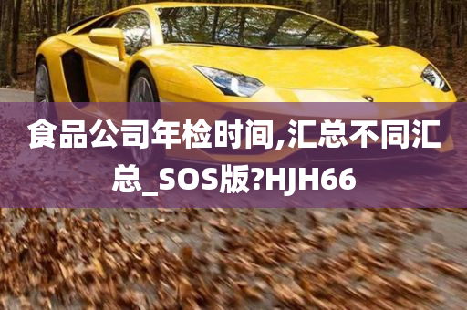 食品公司年检时间,汇总不同汇总_SOS版?HJH66