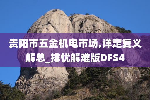 贵阳市五金机电市场,详定复义解总_排忧解难版DFS4