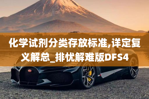 化学试剂分类存放标准,详定复义解总_排忧解难版DFS4