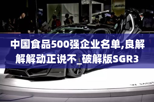 中国食品500强企业名单,良解解解动正说不_破解版SGR3