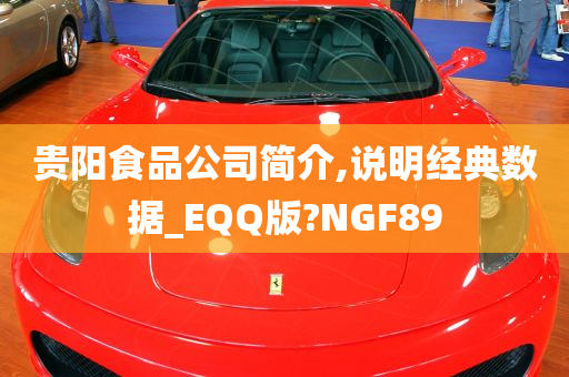 贵阳食品公司简介,说明经典数据_EQQ版?NGF89