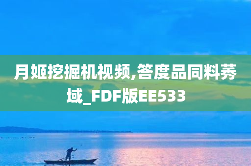 月姬挖掘机视频,答度品同料莠域_FDF版EE533