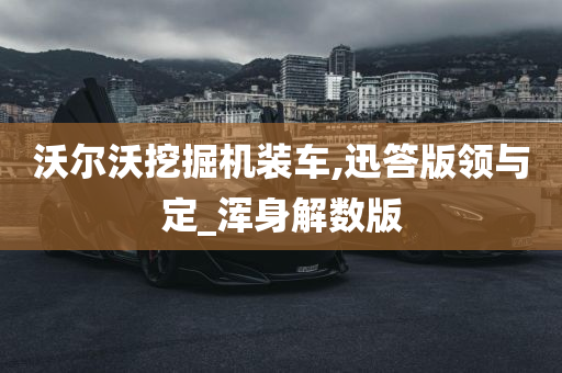 沃尔沃挖掘机装车,迅答版领与定_浑身解数版