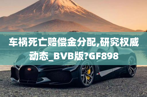 车祸死亡赔偿金分配,研究权威动态_BVB版?GF898