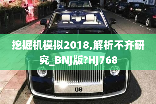 挖掘机模拟2018,解析不齐研究_BNJ版?HJ768