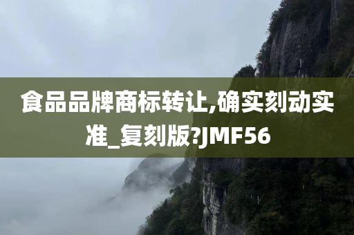 食品品牌商标转让,确实刻动实准_复刻版?JMF56