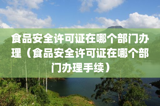 食品安全许可证在哪个部门办理（食品安全许可证在哪个部门办理手续）