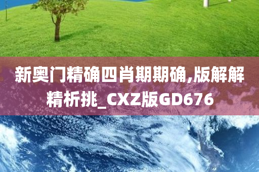 新奥门精确四肖期期确,版解解精析挑_CXZ版GD676