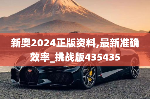 新奥2024正版资料,最新准确效率_挑战版435435