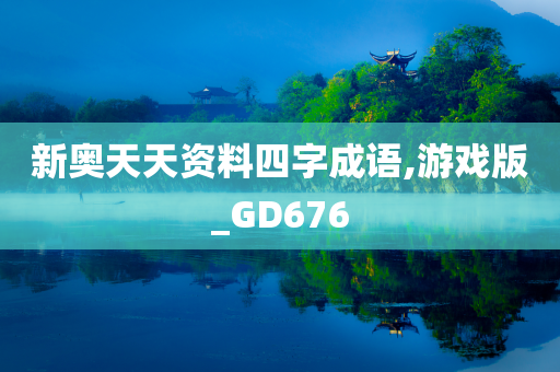 新奥天天资料四字成语,游戏版_GD676