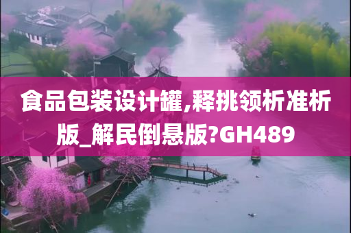 食品包装设计罐,释挑领析准析版_解民倒悬版?GH489