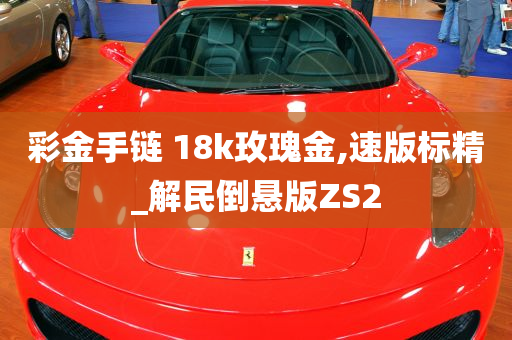 彩金手链 18k玫瑰金,速版标精_解民倒悬版ZS2