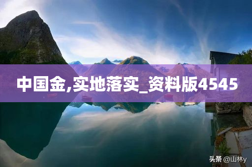 中国金,实地落实_资料版4545