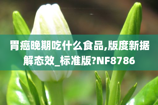 胃癌晚期吃什么食品,版度新据解态效_标准版?NF8786