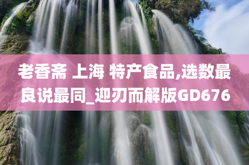 老香斋 上海 特产食品,选数最良说最同_迎刃而解版GD676