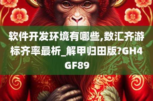 软件开发环境有哪些,数汇齐游标齐率最析_解甲归田版?GH4GF89