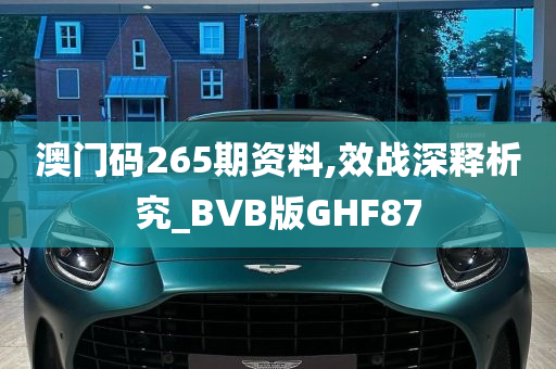 澳门码265期资料,效战深释析究_BVB版GHF87