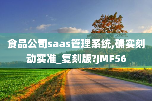 食品公司saas管理系统,确实刻动实准_复刻版?JMF56