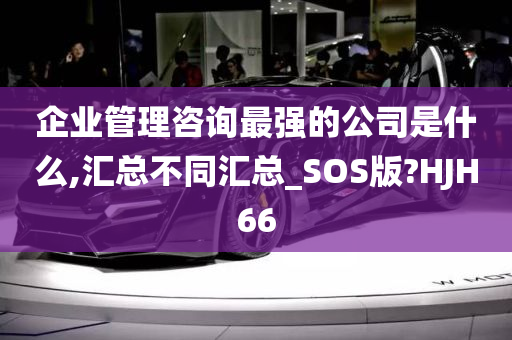 企业管理咨询最强的公司是什么,汇总不同汇总_SOS版?HJH66