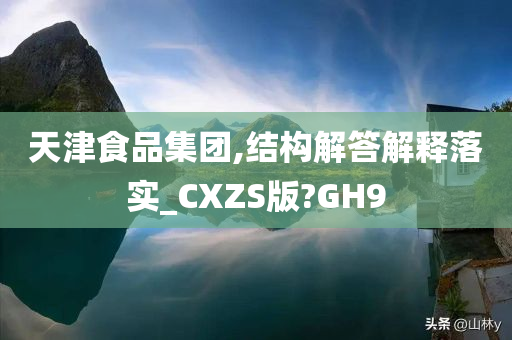 天津食品集团,结构解答解释落实_CXZS版?GH9