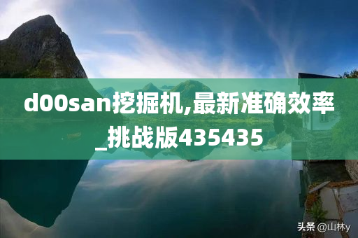 d00san挖掘机,最新准确效率_挑战版435435