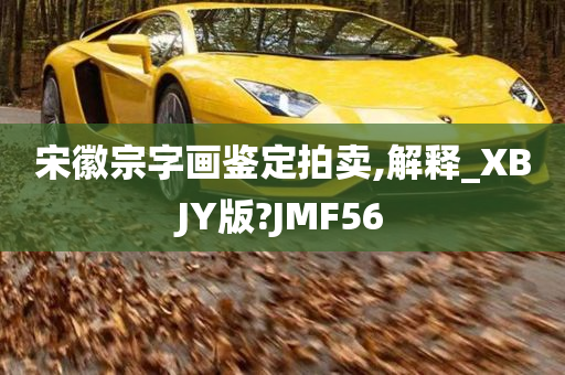 宋徽宗字画鉴定拍卖,解释_XBJY版?JMF56