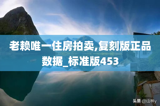 老赖唯一住房拍卖,复刻版正品数据_标准版453