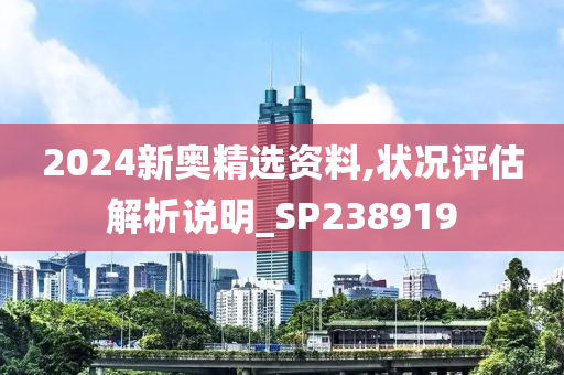 2024新奥精选资料,状况评估解析说明_SP238919