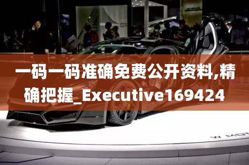 一码一码准确免费公开资料,精确把握_Executive169424