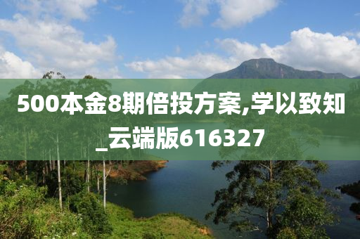 500本金8期倍投方案,学以致知_云端版616327