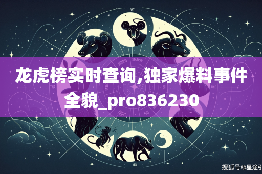 龙虎榜实时查询,独家爆料事件全貌_pro836230