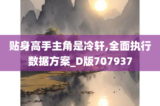 贴身高手主角是冷轩,全面执行数据方案_D版707937