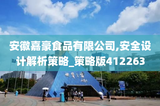 安徽嘉豪食品有限公司,安全设计解析策略_策略版412263